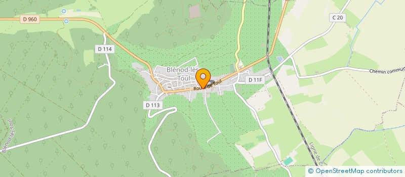 localisation de l'entreprise UNION SPORTIVE BLENOD BULLIGNY  BULLIGNY