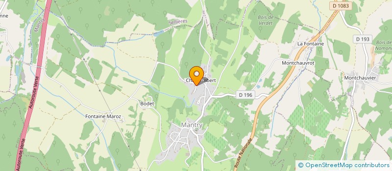 localisation de l'entreprise UNION SPORTIVE BLETTERANOISE DE TENNIS DE TABLE  BLETTERANS