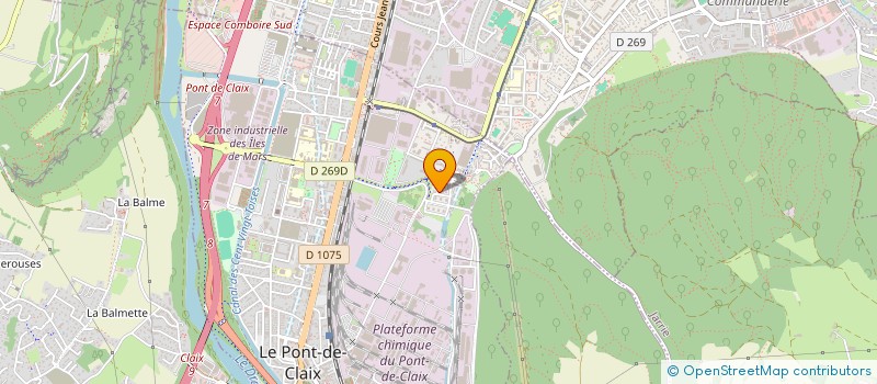 localisation de l'entreprise UNION SPORTIVE BLEUETS PONTCLA  LE PONT-DE-CLAIX