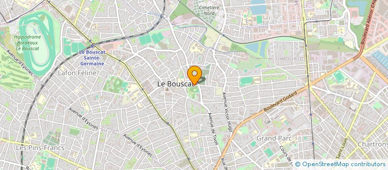 localisation de l'entreprise UNION SPORTIVE BOUSCATAISE BASKET  LE BOUSCAT