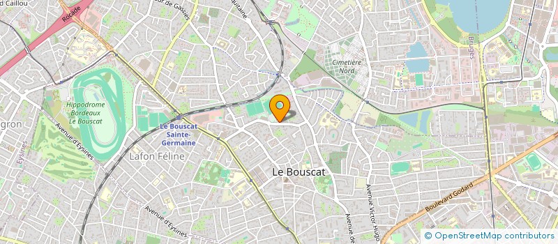 localisation de l'entreprise UNION SPORTIVE BOUSCATAISE BMX  LE BOUSCAT