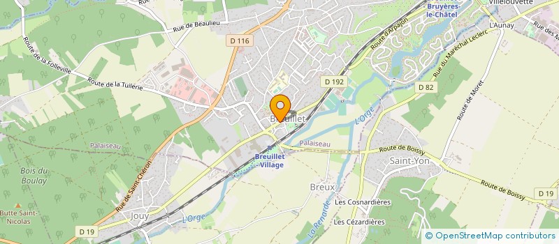 localisation de l'entreprise UNION SPORTIVE BREUILLET BREUX à BREUILLET