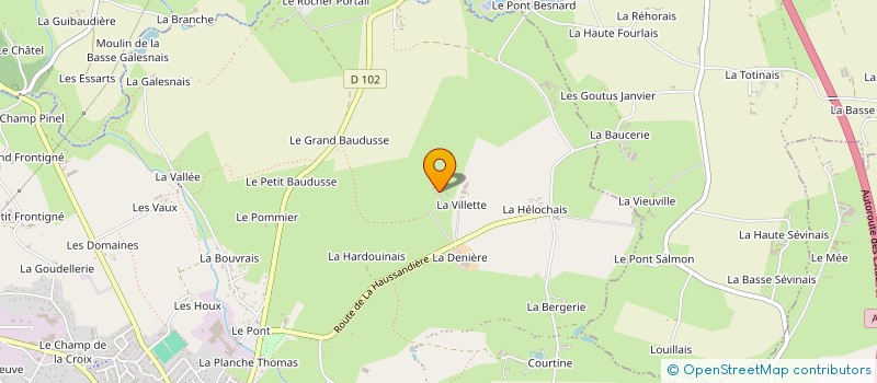 localisation de l'entreprise UNION SPORTIVE BRICOISE à MAEN ROCH