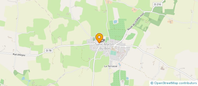 localisation de l'entreprise UNION SPORTIVE BUVETTE  SEGRE-EN-ANJOU BLEU
