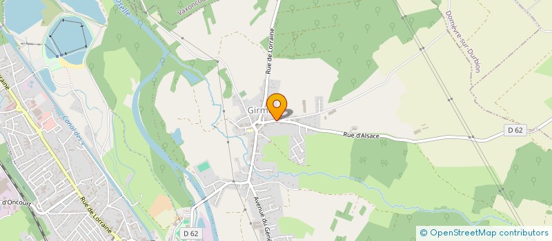 localisation de l'entreprise UNION SPORTIVE CAPAVENIR VOSGES PETANQUE  THAON-LES-VOSGES