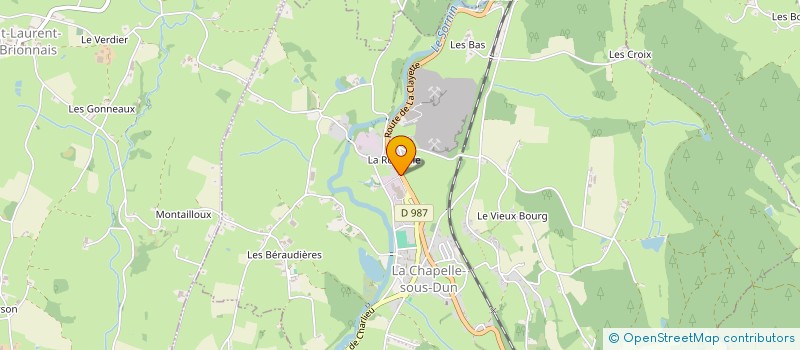 localisation de l'entreprise UNION SPORTIVE CHASSIGNY SOUS DUN à LA CLAYETTE