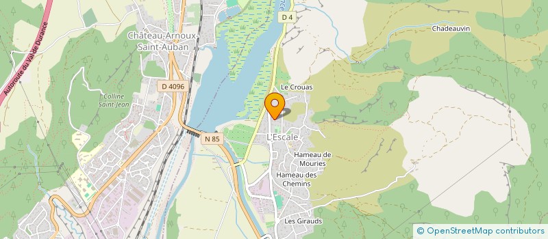 localisation de l'entreprise UNION SPORTIVE CHATEAU ARNOUX ST AUBAN  CHATEAU-ARNOUX-SAINT-AUBAN