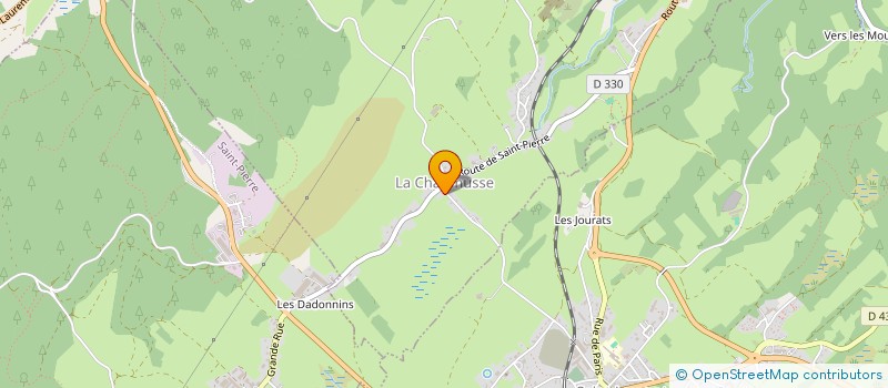 localisation de l'entreprise UNION SPORTIVE CHAULIERE  LA CHAUMUSSE