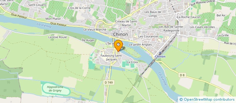 localisation de l'entreprise UNION SPORTIVE CHINONAISE à CHINON