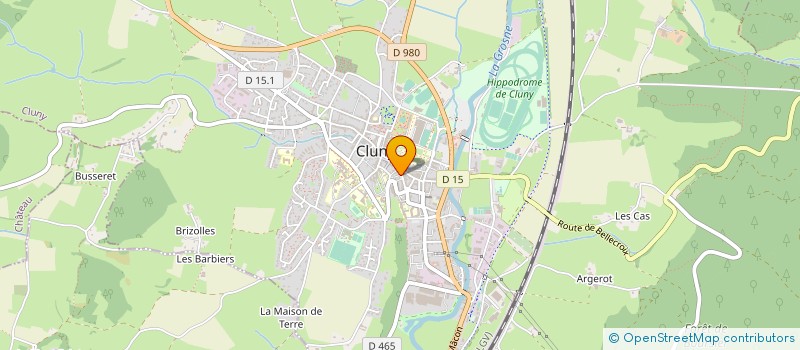 localisation de l'entreprise UNION SPORTIVE CLUNYSOISE à CLUNY