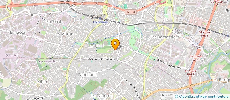 localisation de l'entreprise UNION SPORTIVE COLOMIERS TENNIS à COLOMIERS