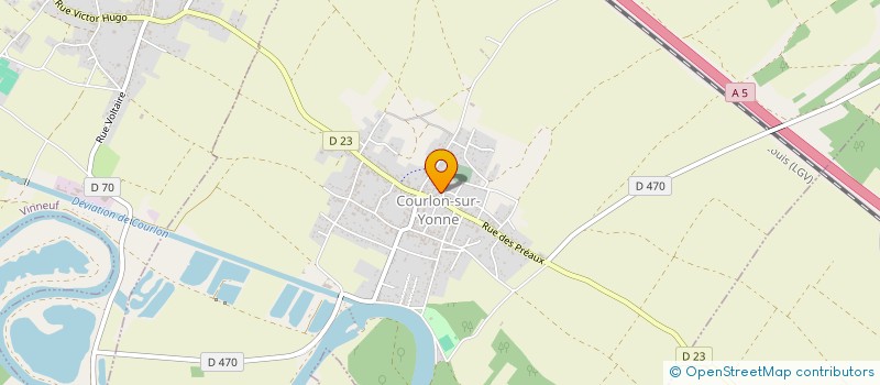 localisation de l'entreprise UNION SPORTIVE COURLONNAISE D ATHLETHISME  COURLON-SUR-YONNE