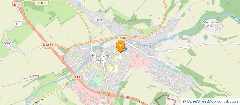 localisation de l'entreprise UNION SPORTIVE CULTURELLE ECOLE CENTRE à MAGNY-EN-VEXIN