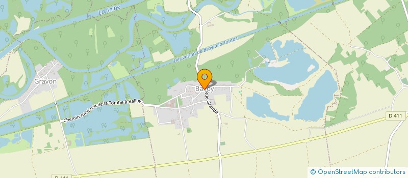 localisation de l'entreprise UNION SPORTIVE CULTURELLE JEUNESSE GRAVO  GRAVON