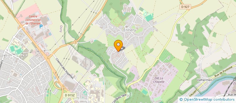 localisation de l'entreprise UNION SPORTIVE D'ENNERY-SECTION FOOTBALL  ENNERY