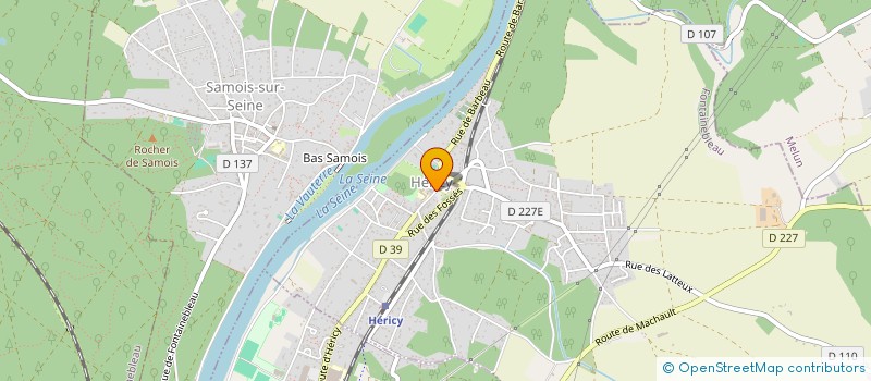 localisation de l'entreprise UNION SPORTIVE D HERICY  HERICY