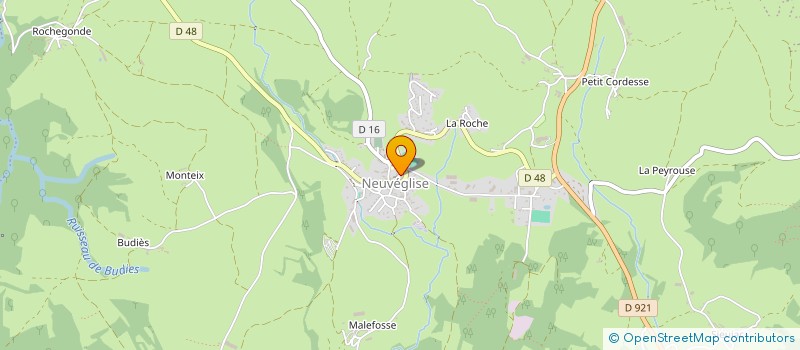 localisation de l'entreprise UNION SPORTIVE D'ORADOUR à NEUVEGLISE-SUR-TRUYERE
