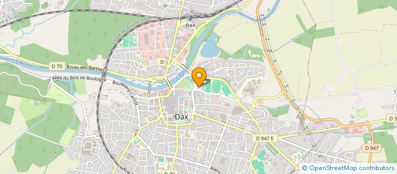 localisation de l'entreprise UNION SPORTIVE DACQUOISE à DAX