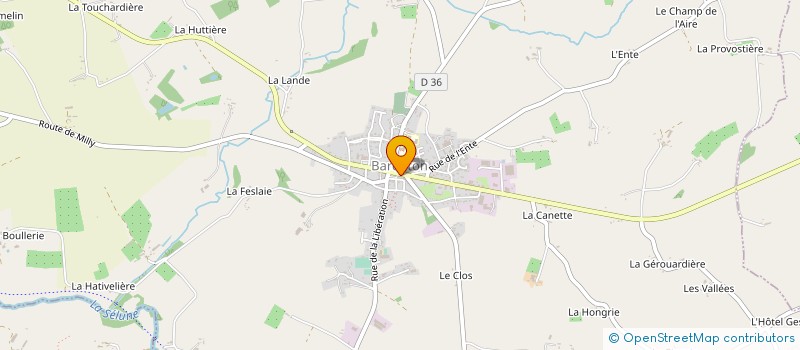 localisation de l'entreprise UNION SPORTIVE DE BARENTON  BARENTON