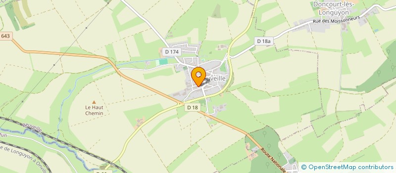 localisation de l'entreprise UNION SPORTIVE DE BEUVEILLE  BEUVEILLE