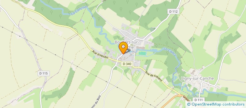 localisation de l'entreprise UNION SPORTIVE DE BOUBERS CONCHY  BOUBERS-SUR-CANCHE