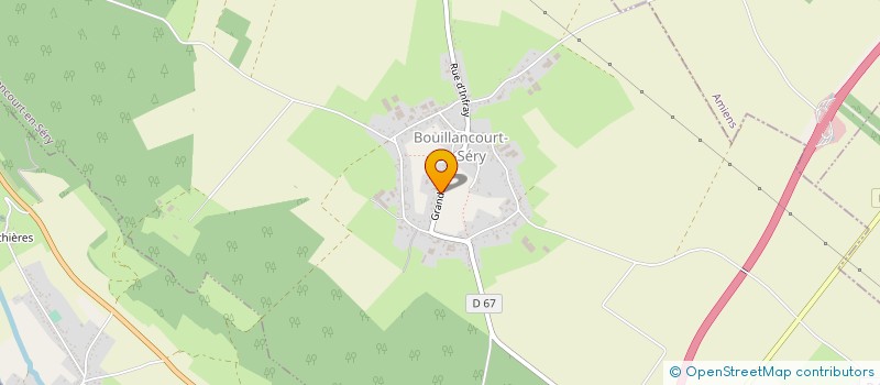 localisation de l'entreprise UNION SPORTIVE DE BOUILLANCOURT EN SERY  BOUILLANCOURT-EN-SERY