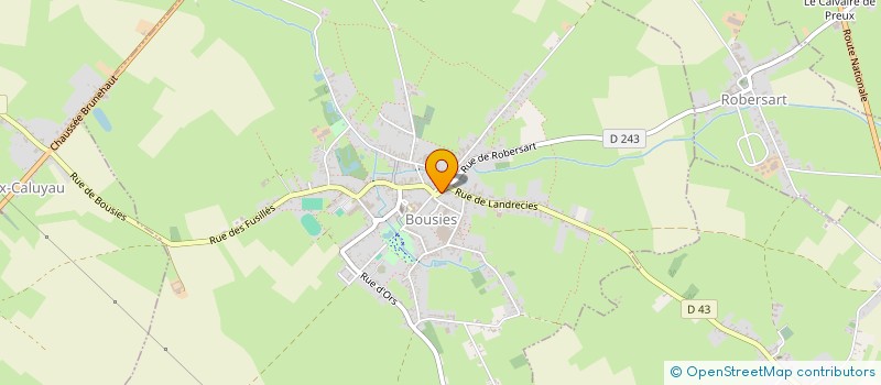 localisation de l'entreprise UNION SPORTIVE DE BOUSIES  BOUSIES