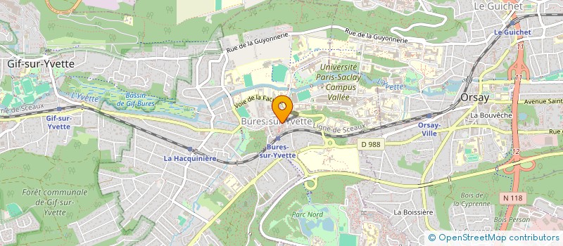 localisation de l'entreprise UNION SPORTIVE DE BURES SUR YVETTE à BURES-SUR-YVETTE