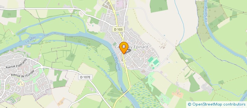 localisation de l'entreprise UNION SPORTIVE DE CANTENAY-EPINARD  CANTENAY-EPINARD