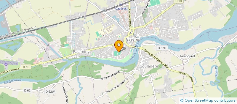 localisation de l'entreprise UNION SPORTIVE DE CAZERES à CAZERES