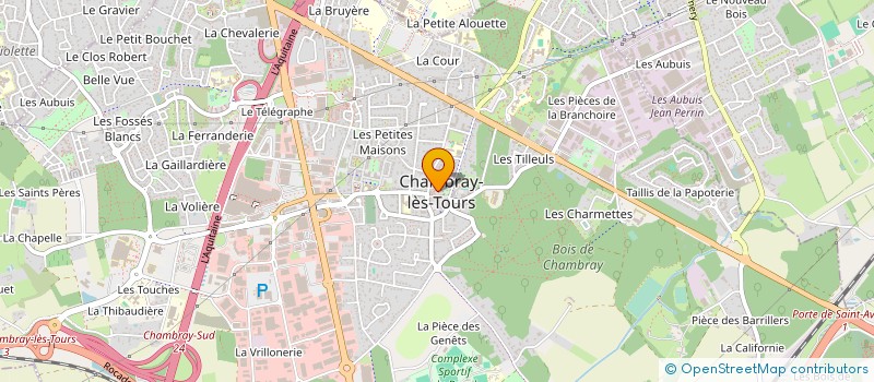 localisation de l'entreprise UNION SPORTIVE DE CHAMBRAY LES TOURS à CHAMBRAY-LES-TOURS