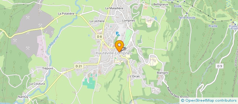 localisation de l'entreprise UNION SPORTIVE DE CORMARANCHE EN BUGEY à PLATEAU D'HAUTEVILLE