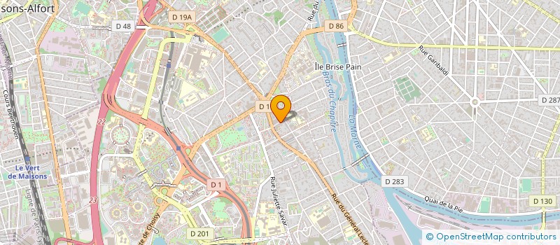 localisation de l'entreprise UNION SPORTIVE DE CRETEIL FUTSAL  CRETEIL