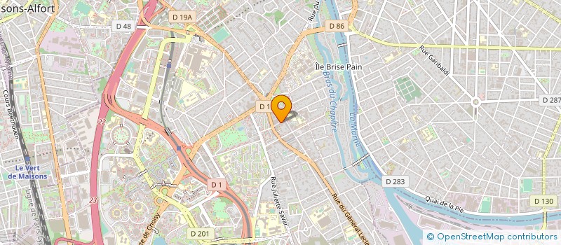 localisation de l'entreprise UNION SPORTIVE DE CRETEIL LUTTE  CRETEIL