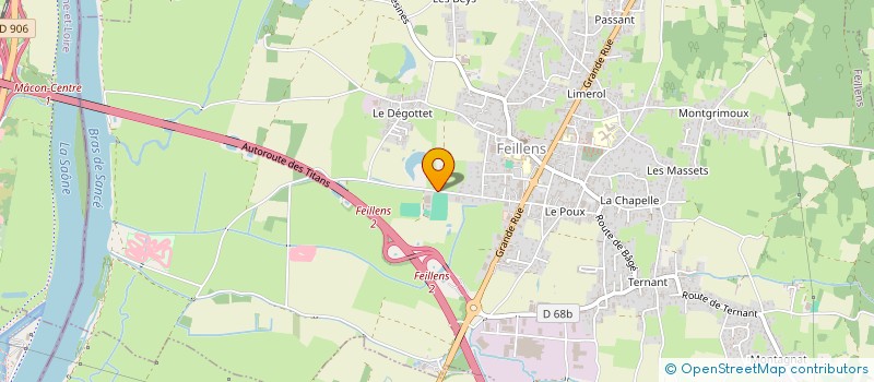 localisation de l'entreprise UNION SPORTIVE DE FEILLENS à FEILLENS