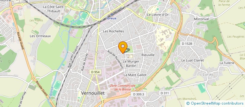 localisation de l'entreprise UNION SPORTIVE DE L'ECOLE FERDINAND BUISSON à DREUX