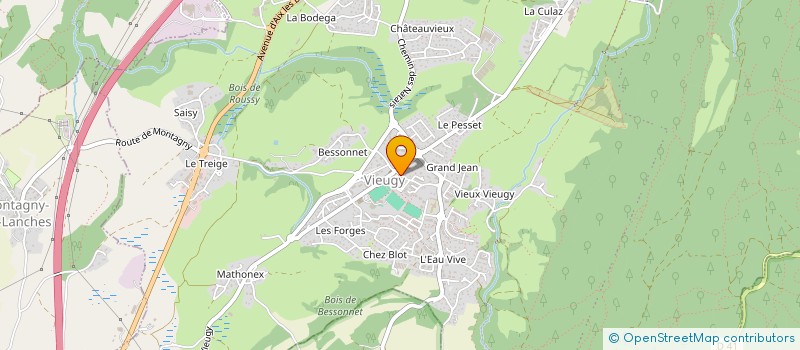 localisation de l'entreprise UNION SPORTIVE DE L'ECOLE PRIMAIRE DE VIEUGY à ANNECY