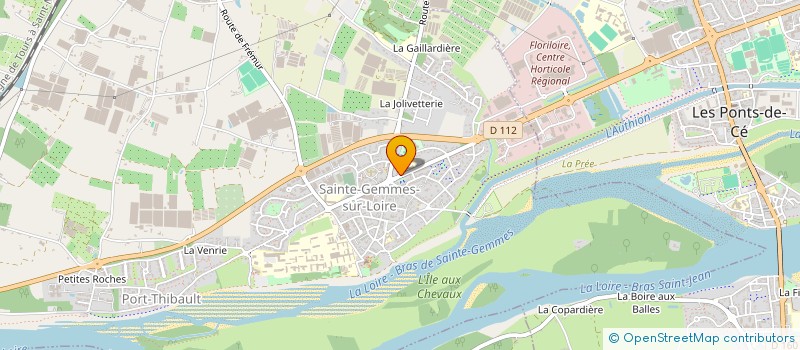 localisation de l'entreprise UNION SPORTIVE DE L'ENSEIGNEMENT DU PREMIER DEGRE DES GRANDS JARDINS  SAINTE-GEMMES-SUR-LOIRE