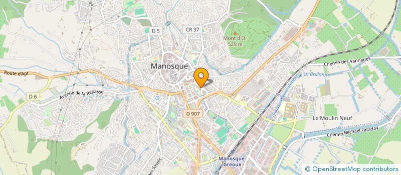 localisation de l'entreprise UNION SPORTIVE DE L'ENSEIGNEMENT DU PREMIER DEGRE ECOLE SAINT LAZARE à MANOSQUE