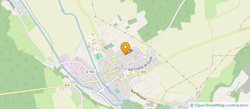 localisation de l'entreprise UNION SPORTIVE DE L'ENSEIGNEMENT DU PREMIER DEGRES DE LA VALLEE DE LA BLAISE USEPVB à WASSY