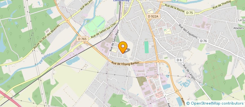 localisation de l'entreprise UNION SPORTIVE DE L ENSEIGNEMENT PRIMAIRE SAINT MARC  ROMORANTIN-LANTHENAY