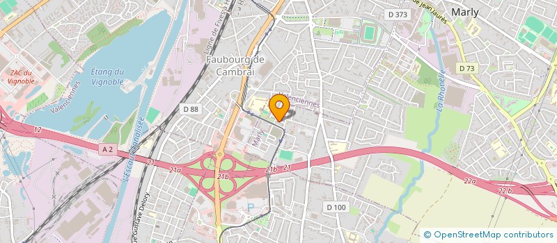 localisation de l'entreprise UNION SPORTIVE DE LA BRIQUETTE  MARLY