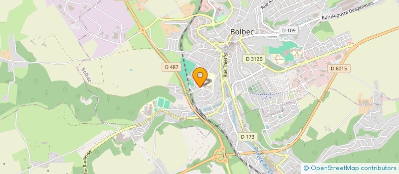 localisation de l'entreprise UNION SPORTIVE DE LA JEUNESSE BOLBECAISE  BOLBEC