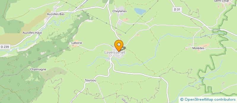 localisation de l'entreprise UNION SPORTIVE DE LA VALLEE DE LA SANTOIRE à SEGUR-LES-VILLAS