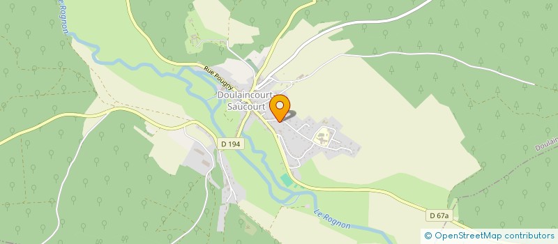 localisation de l'entreprise UNION SPORTIVE DE LA VALLEE DU ROGNON à DOULAINCOURT-SAUCOURT