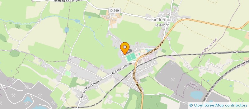 localisation de l'entreprise UNION SPORTIVE DE LANDRETHUN-LE-NORD  LANDRETHUN-LE-NORD
