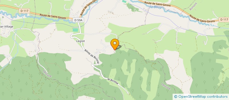 localisation de l'entreprise UNION SPORTIVE DE LESCURE à LESCURE