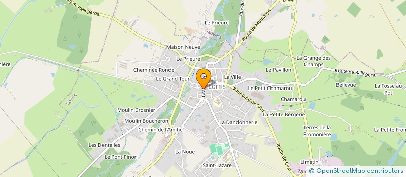 localisation de l'entreprise UNION SPORTIVE DE LORRIS à LORRIS