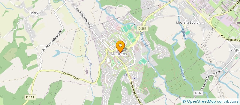localisation de l'entreprise UNION SPORTIVE DE MOURENX à MOURENX