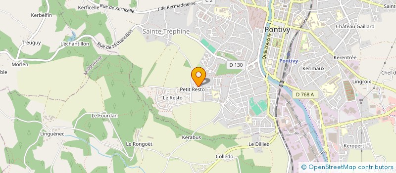 localisation de l'entreprise UNION SPORTIVE DE MOUSTOIR REMUNGOL  PONTIVY